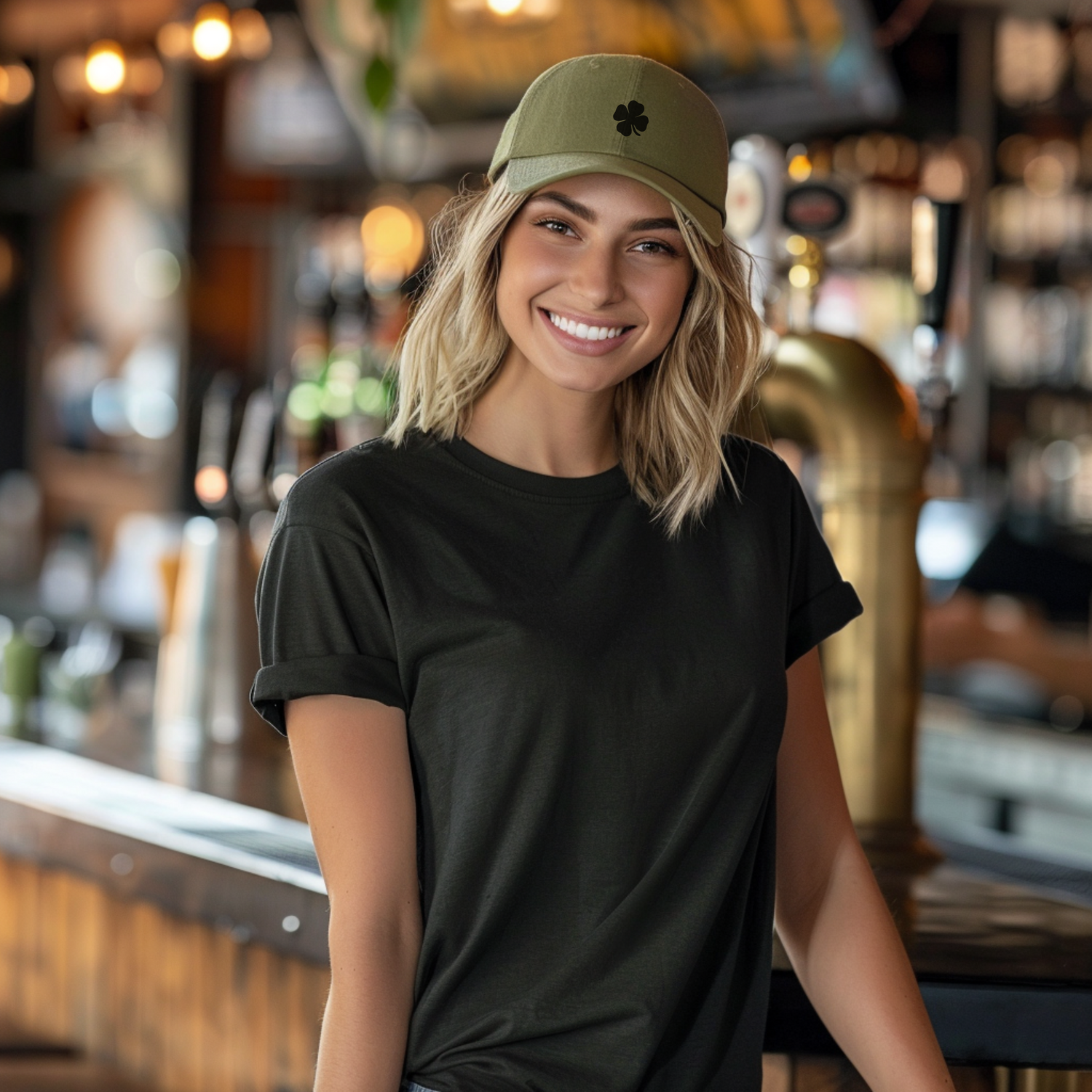 Four Leaf Clover Ball Cap