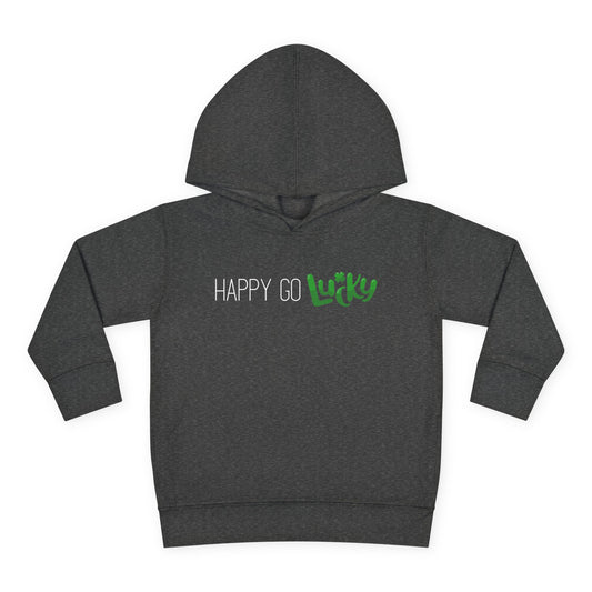 Happy Go Lucky Toddler Pullover Fleece Hoodie