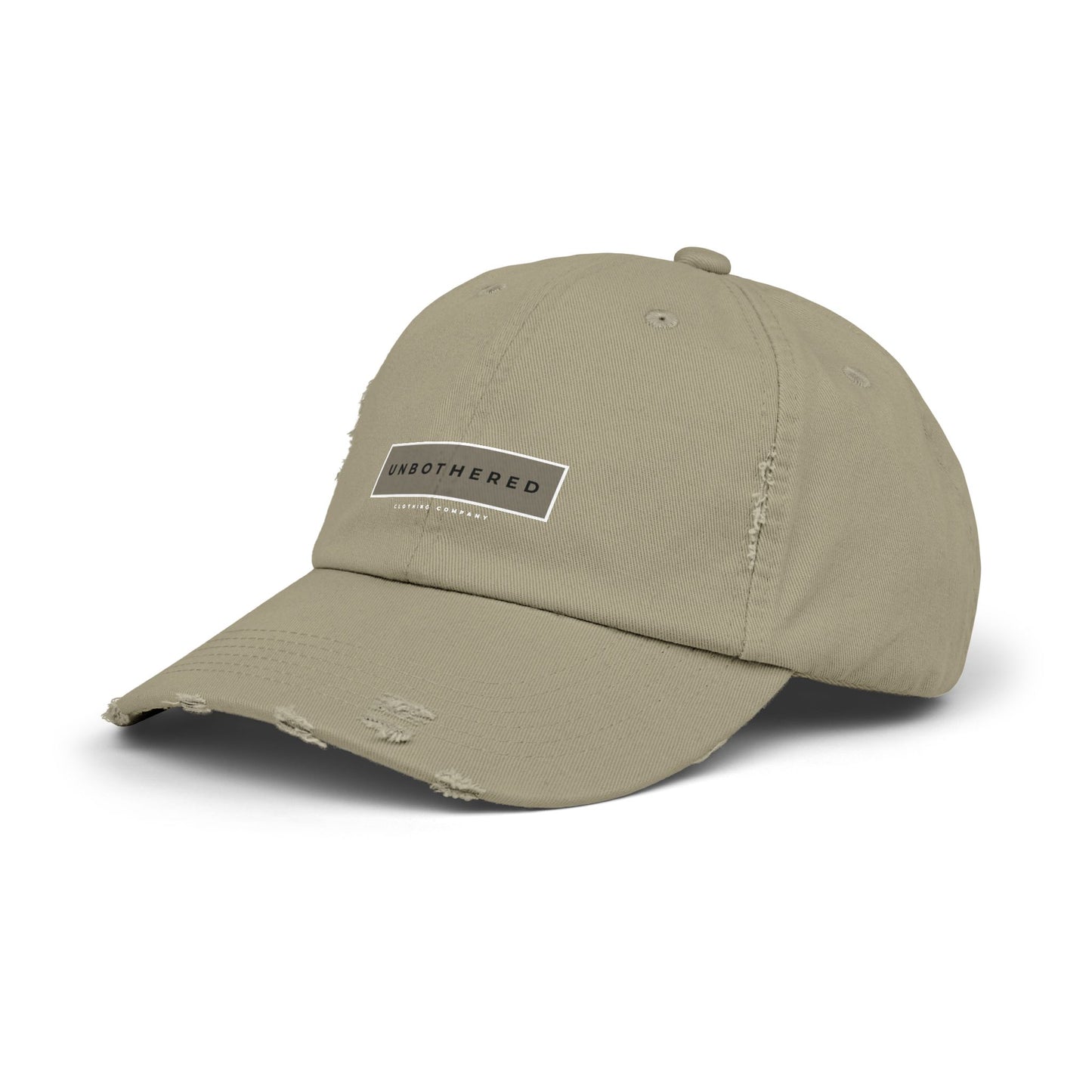 Unbothered Distressed Ball Cap