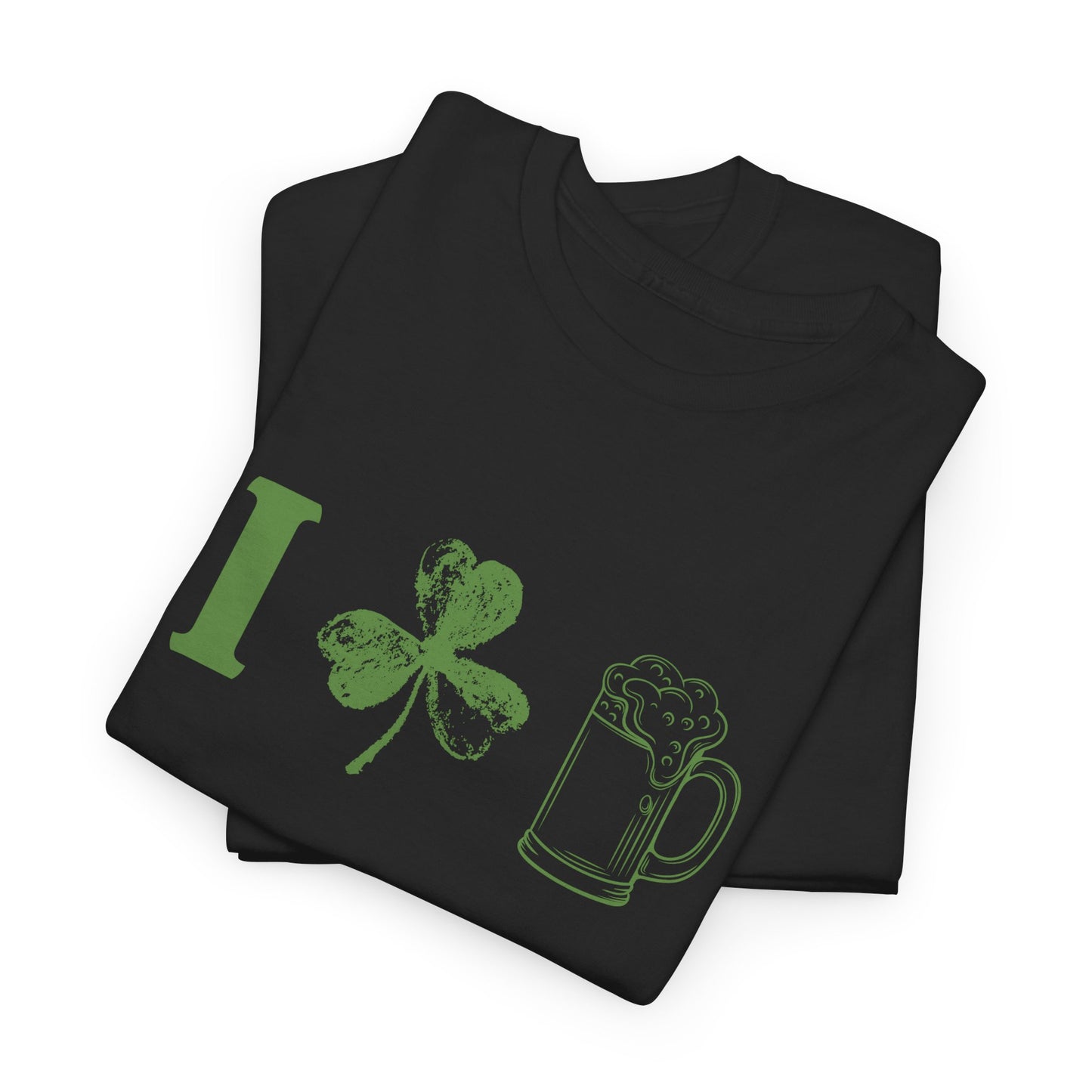 I Love Beer Heavy Cotton T-Shirt