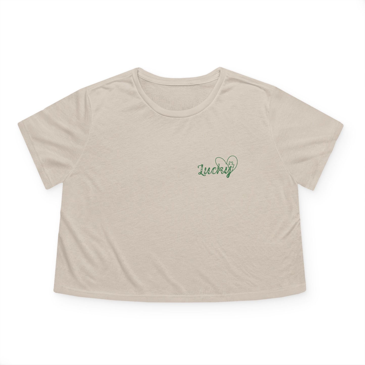 Women's Flowy Lucky Cropped Tee