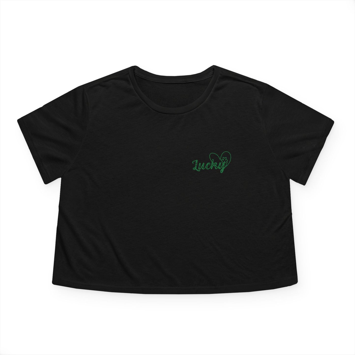 Women's Flowy Lucky Cropped Tee