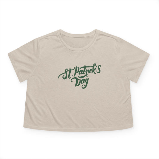 St. Patrick's Day Women's Cropped T-Shirt