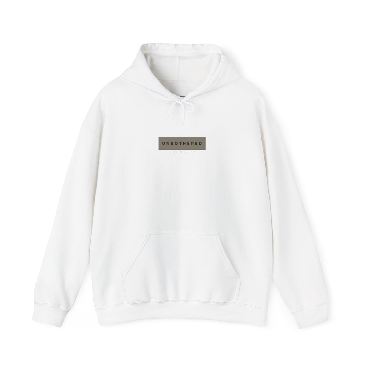 Unbothered White Heavy Blend™ Hoodie