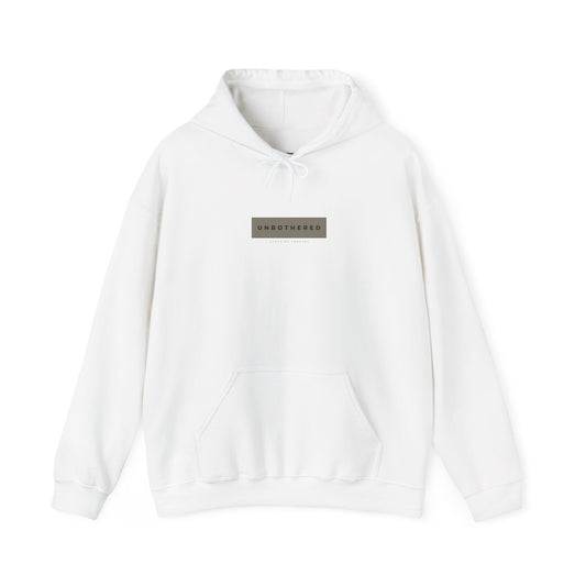 Unbothered White Heavy Blend™ Hoodie