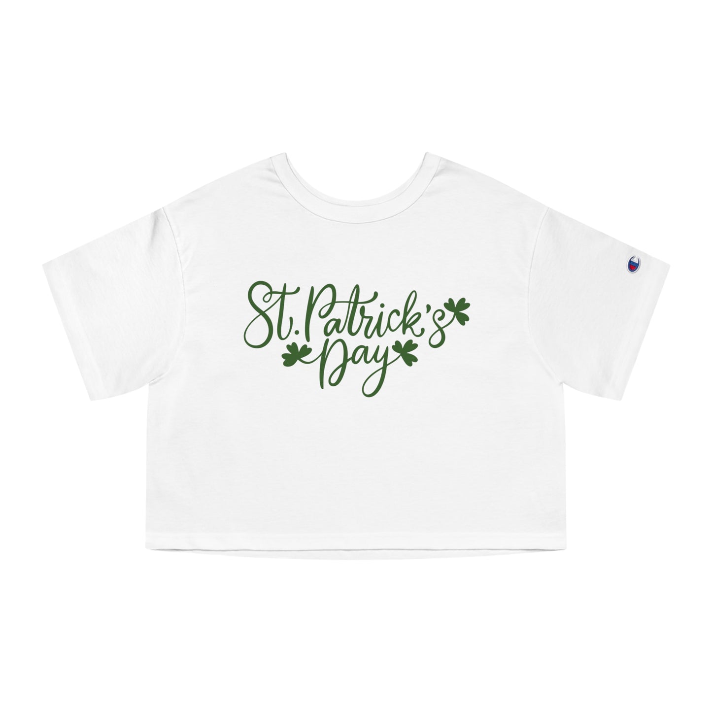 Champion Women's St. Patrick's Day Cropped T-Shirt