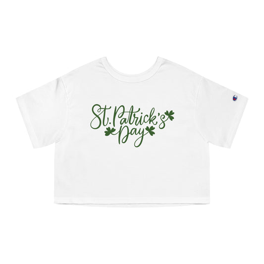 Champion Women's St. Patrick's Day Cropped T-Shirt