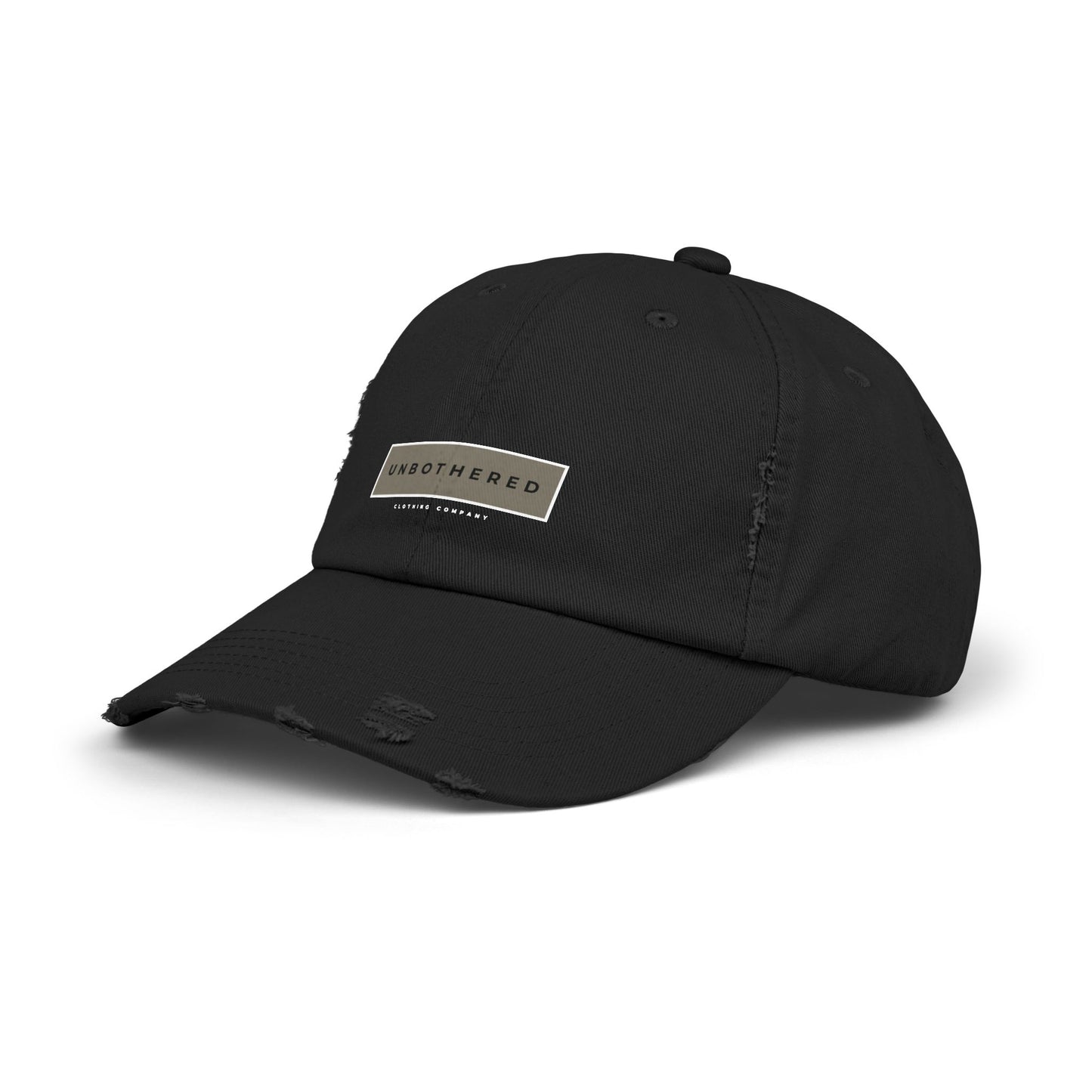 Unbothered Distressed Ball Cap