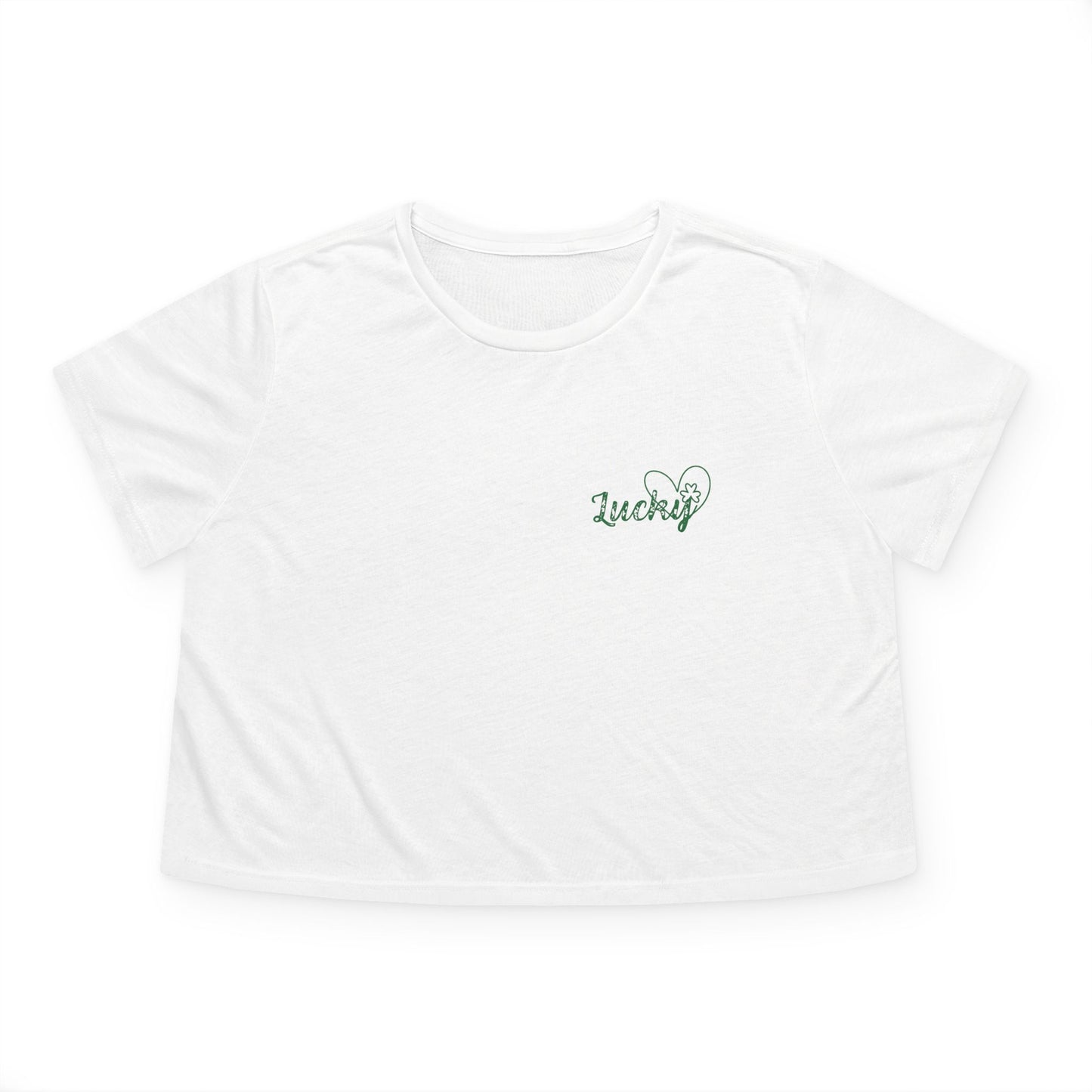 Women's Flowy Lucky Cropped Tee