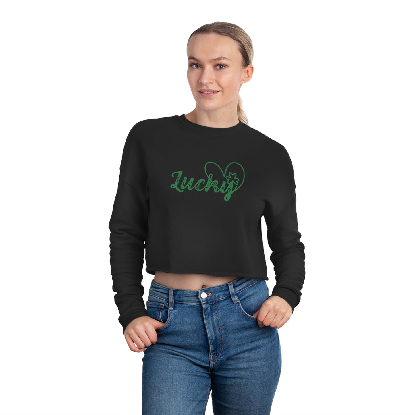 Women's Lucky Cropped Sweatshirt