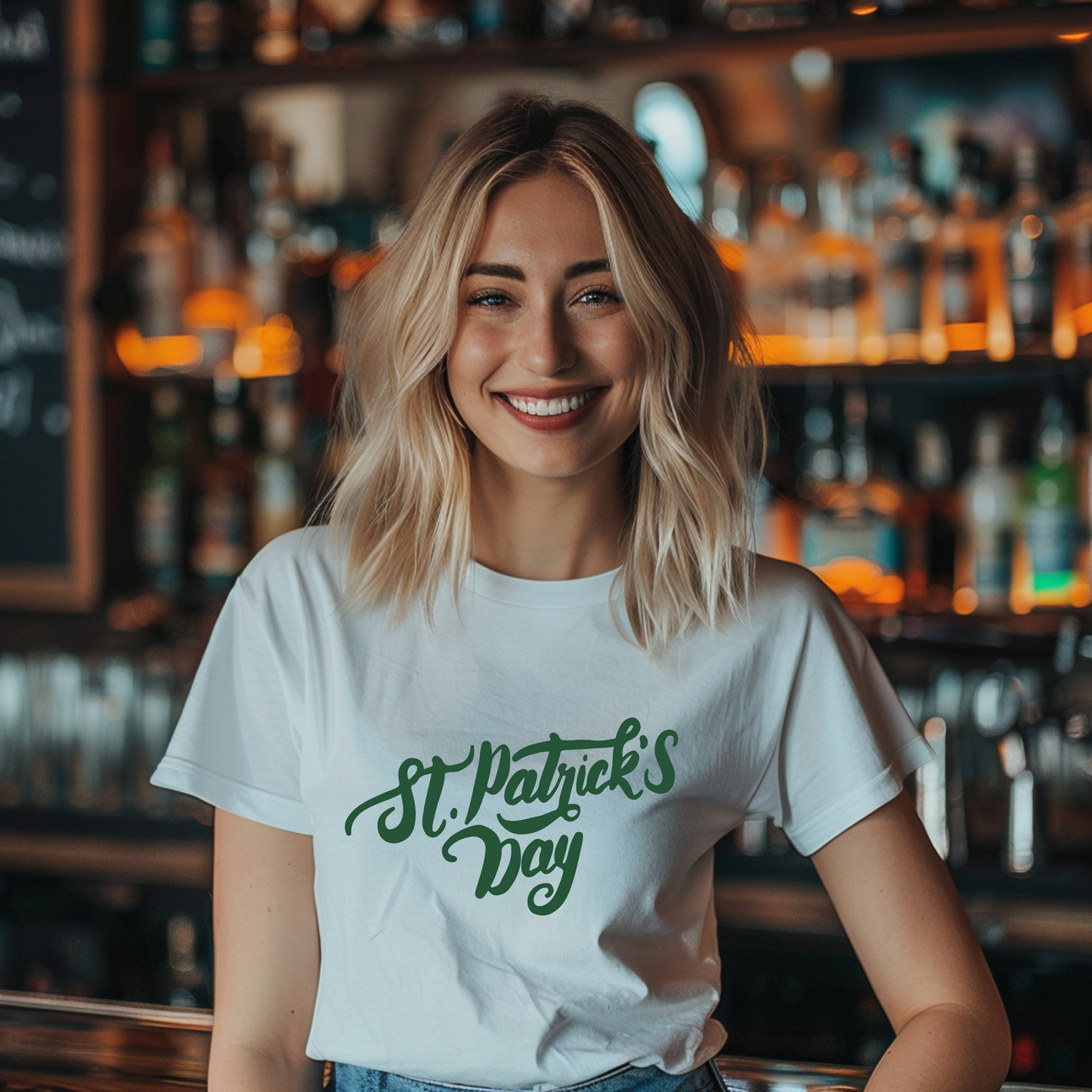 Champion Women's St. Patrick's Day Cropped T-Shirt