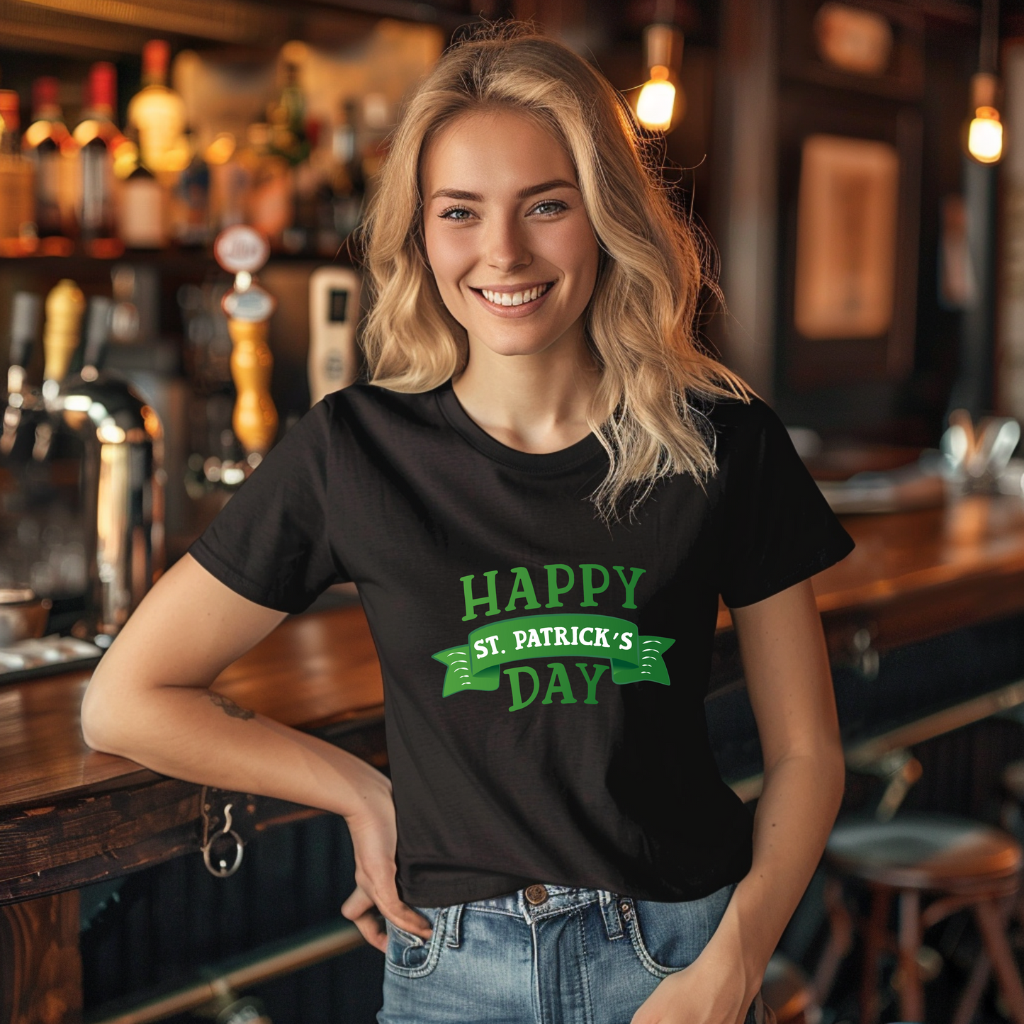 Women's Happy St. Patrick's Day Soft style T-Shirt